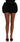 Dolce & Gabbana Black Lamb Fox Fur Mini Hot Pants