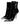 Dolce & Gabbana Black Patent Leather Crystal Heel Boots Shoes