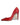 Dolce & Gabbana Red Patent Leather Faux Pearl Heels Pumps Shoes
