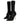 Dolce & Gabbana Black Stiletto Heels Mid Calf Boots Shoes