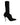 Dolce & Gabbana Black Stiletto Heels Mid Calf Boots Shoes