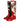 Dolce & Gabbana Red Floral Rubber Knee High Flat Boots Shoes