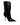 Dolce & Gabbana Black Patent Leather Mid Calf Boots Shoes