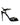 Dolce & Gabbana Black Leather Crystal Ankle Strap Sandals Shoes