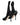 Dolce & Gabbana Black Mesh Stiletto Heels Sandals Shoes