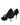 Dolce & Gabbana Black Mesh Mary Jane Crystal Heel Pumps Shoes