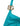 Dolce & Gabbana Blue Green Halter DG Logo Swimwear Beachwear Bikini Top