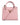Versace Pink Small Top Handle Grainy Calf Leather Crossbody Bag