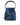 Versace Blue Quilted Denim Leather Crossbody Shoulder Bag