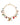 Dolce & Gabbana Gold Tone Brass Fruity Crystal Embellished Waist Chain Belt