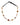 Dolce & Gabbana Black Leather Gold Brass Crystal Chain Waist Belt