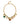 Dolce & Gabbana Gold Brass Crystal Bug Charm Pendant Statement Necklace