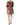 Dolce & Gabbana Brown Leopard Red Roses Cotton A-line Dress