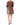Dolce & Gabbana Brown Leopard Red Roses Cotton A-line Dress