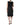 Dolce & Gabbana Black Cotton Sheath Knee Length Dress