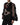 Dolce & Gabbana Black Nylon Mesh Transparent Floral Blouse