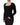 Dolce & Gabbana Black Long Sleeves Blouse Square Neck Top