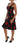 Dolce & Gabbana Black Red Polka Sequined Shift Dress
