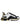 Dolce & Gabbana White Gold Black Leather SUPER KING Sneakers Shoes