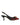 Dolce & Gabbana Black Red Floral Crystal Heel Slingback Shoes