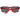 Timberland Red Plastic Sunglasses