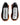 Dolce & Gabbana Black Orange Sorrento Slip On Sneakers Shoes