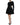 Dolce & Gabbana Black Viscose Cut Out A-line Long Sleeves Mini Dress