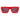 Missoni Red Plastic Sunglasses