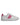 Versace White Pink Greca Print Platform Low Top Sneakers Shoes