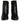Dolce & Gabbana Black Jackie Leather Mid Calf Boots Shoes