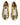 Dolce & Gabbana Gold Leather Logo London Men Sneakers Shoes