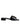 Versace Black Leather Logo Plaque Slip On Slides Flats Shoes