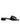 Versace Black Leather Logo Plaque Slip On Slides Flats Shoes