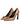 Versace Brown Leather Logo Plaque High Heels Pumps Shoes