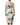 Dolce & Gabbana White Floral Silk One Shoulder Midi Dress