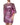 Dolce & Gabbana Metallic Fuchsia Floral Sheath Mini Dress