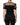 Dolce & Gabbana Black Floral Lace Short Sleeves Blouse Top