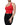 Dolce & Gabbana Red Viscose Sleeveless Halter Cropped Tank Top