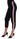 Dolce & Gabbana Black Stretch Pink Stripes Capri Pants