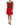 Dolce & Gabbana Red Wool Sleeveless A-line Flared Mini Dress