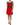 Dolce & Gabbana Red Wool Sleeveless A-line Flared Mini Dress