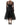 Dolce & Gabbana Black Tulle A-line Midi Cocktail Gown Dress