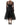 Dolce & Gabbana Black Tulle A-line Midi Cocktail Gown Dress