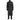 Bottega Veneta Black Leather Men Waterproof Trenchcoat Jacket