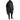 Bottega Veneta Black Leather Hooded Men Trenchcoat Jacket