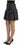 Dolce & Gabbana Black Check Flounce Detailed Wool Mini Skirt