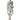 Dolce & Gabbana White Silk Floral Print A-line Midi Dress
