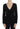 Versace Jeans Elegant V-Neck Black Viscose Blend Sweater