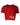 Dolce & Gabbana Red Logo Print Cropped Crew Neck T-shirt