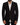 Dolce & Gabbana Black Cotton Slim Fit Coat Jacket Blazer
